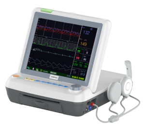 Tococardiographe avec paramètres maternelles