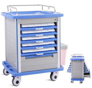Chariot de médicaments à double faces