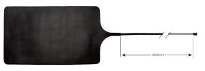 Plaque neutre réutilisable simple zone